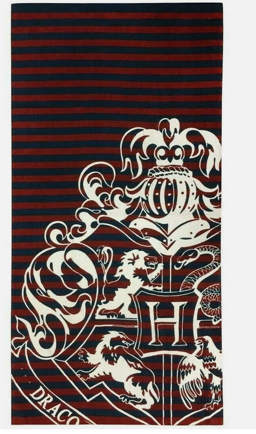 HARRY POTTER   SOFT VELOUR BEACH / BATH TOWEL 71x141 cm OFFICIAL LICENSED