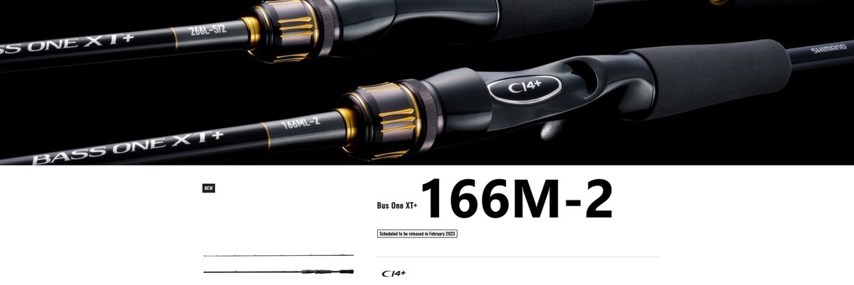 SHIMANO 23 BASS ONE XT+ 166M-2 Bait casting Rod versatile model | eBay