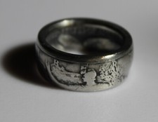 Walking Liberty Half Dollar 90 Silver Coin Ring Custom Made For Sizes 6-12