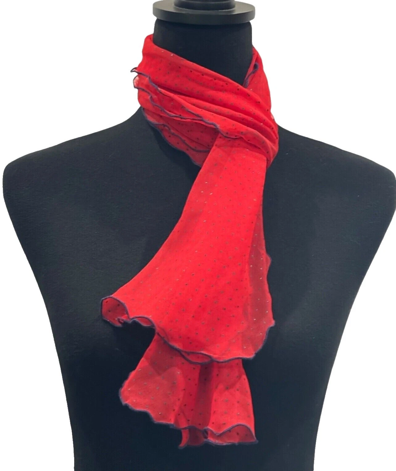 Bufandas y estolas Lunares Volantes para Mujeres