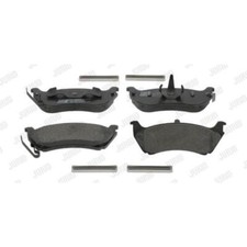 JURID Bremsbeläge Bremsbelegsatz hinten für Mercedes-Benz M-Klasse