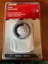 Utilitech 2 outlet timer #0224879-new in package
