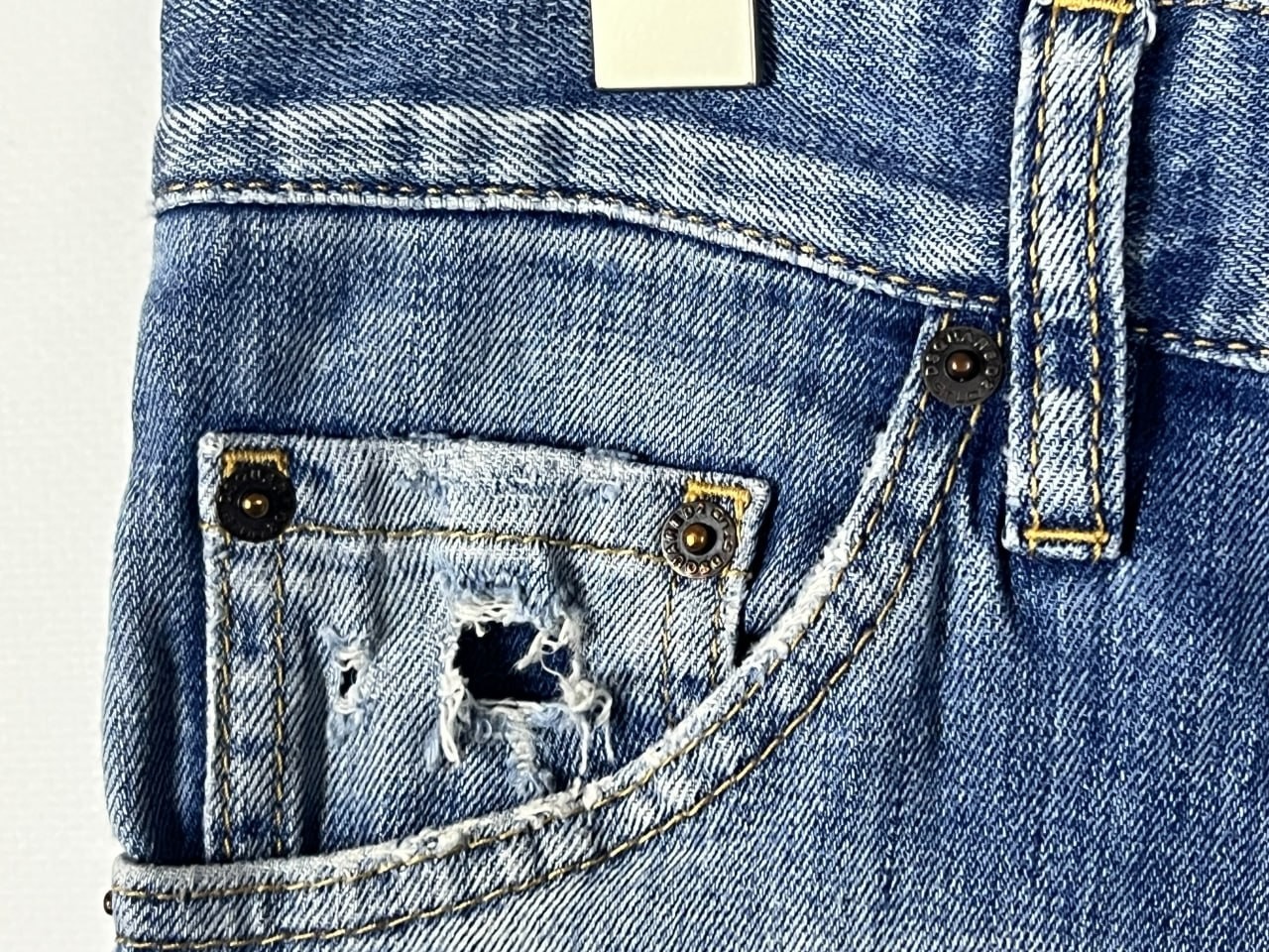 DSQUARED2 Cool Guy Icon Blue Denim Distressed Stretch Slim Fit Jeans Size 44 image 4