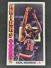 1976-77 Topps Basketball #98 Earl Monroe Tall Card HOF