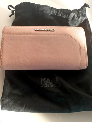 Karl Lagerfeld Geldbörse Wallet rosa veganes Leder- Top Zustand!