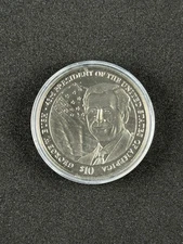 2003 Republic of Liberia George W Bush $10 Coin | 1 Coin