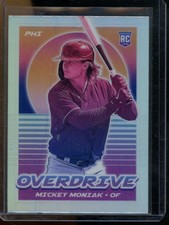 2021 Panini Chronicles Mickey Moniak Overdrive Holo Philadelphia Phillies #10