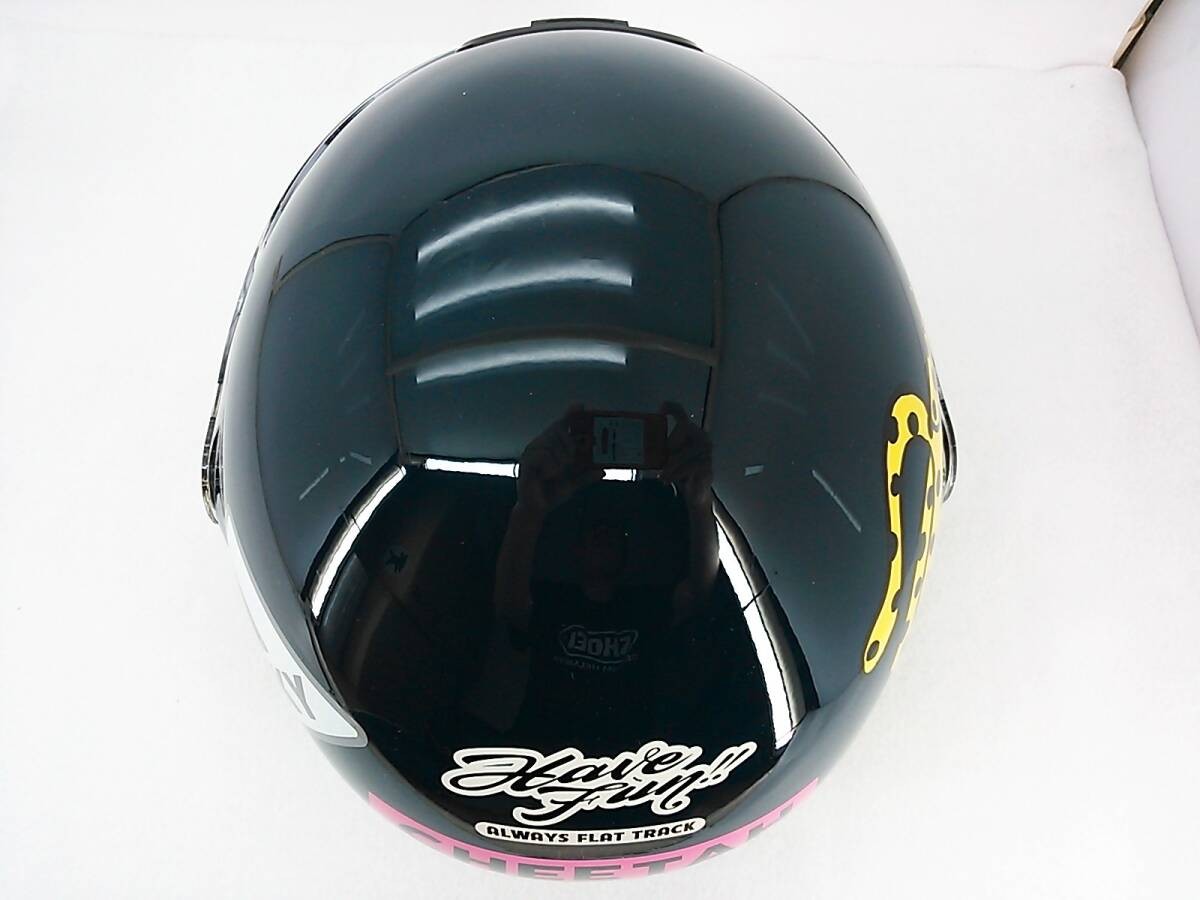 SHOEI Glamster Cheetah Custom Cycles Helmet Size M Motorcycle Full