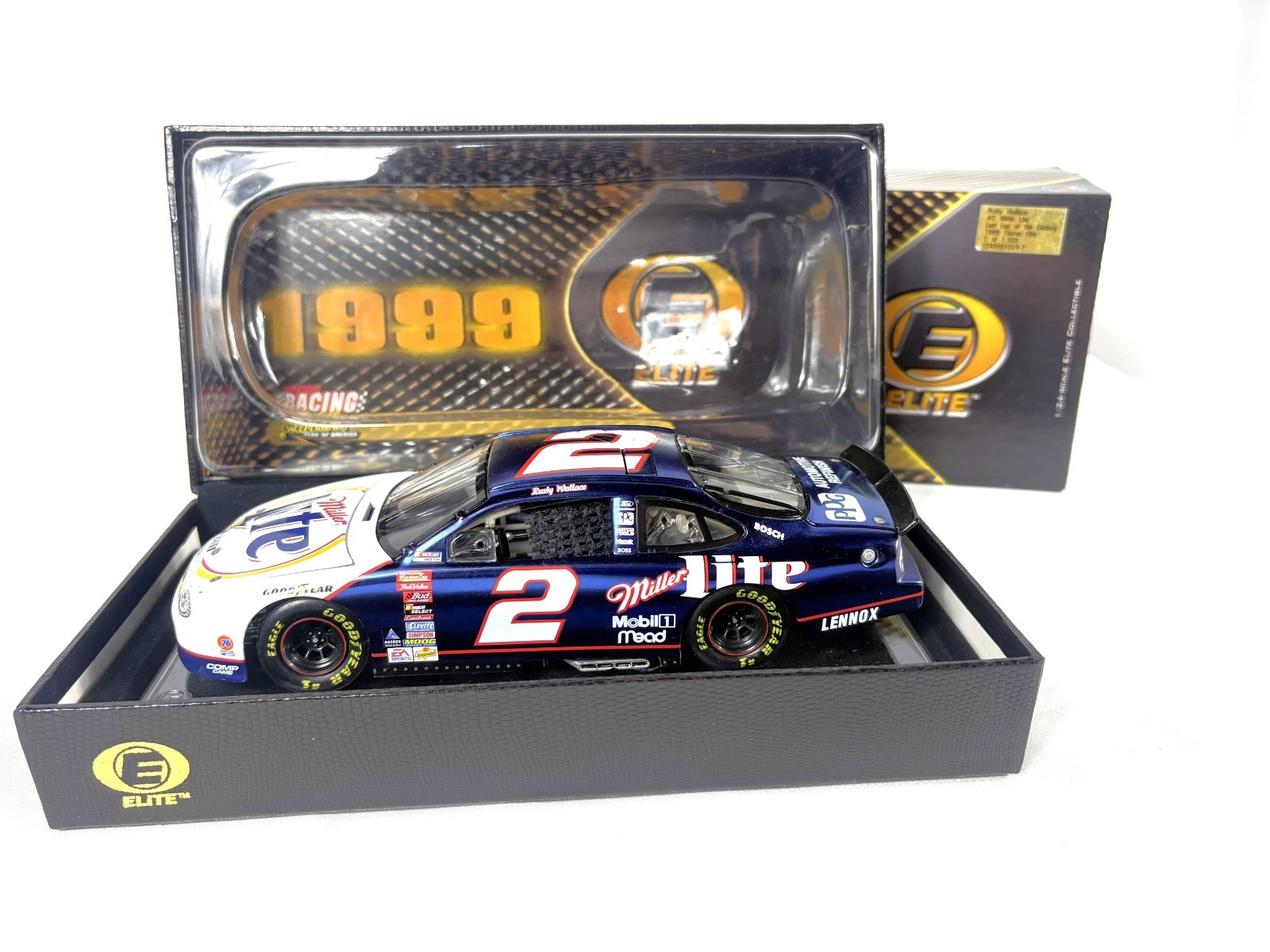 Action Racing Rusty Wallace #2 Miller Lite Last Lap of the Century 1999 Elite