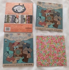 Lot Of 4 Paper Pad 6" X 6" Pack 108 Sheets Total                             /95