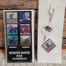 Monster Hunter Acrylic Stand Keychain Chao Panic Tipi Otomon Amiibo Used