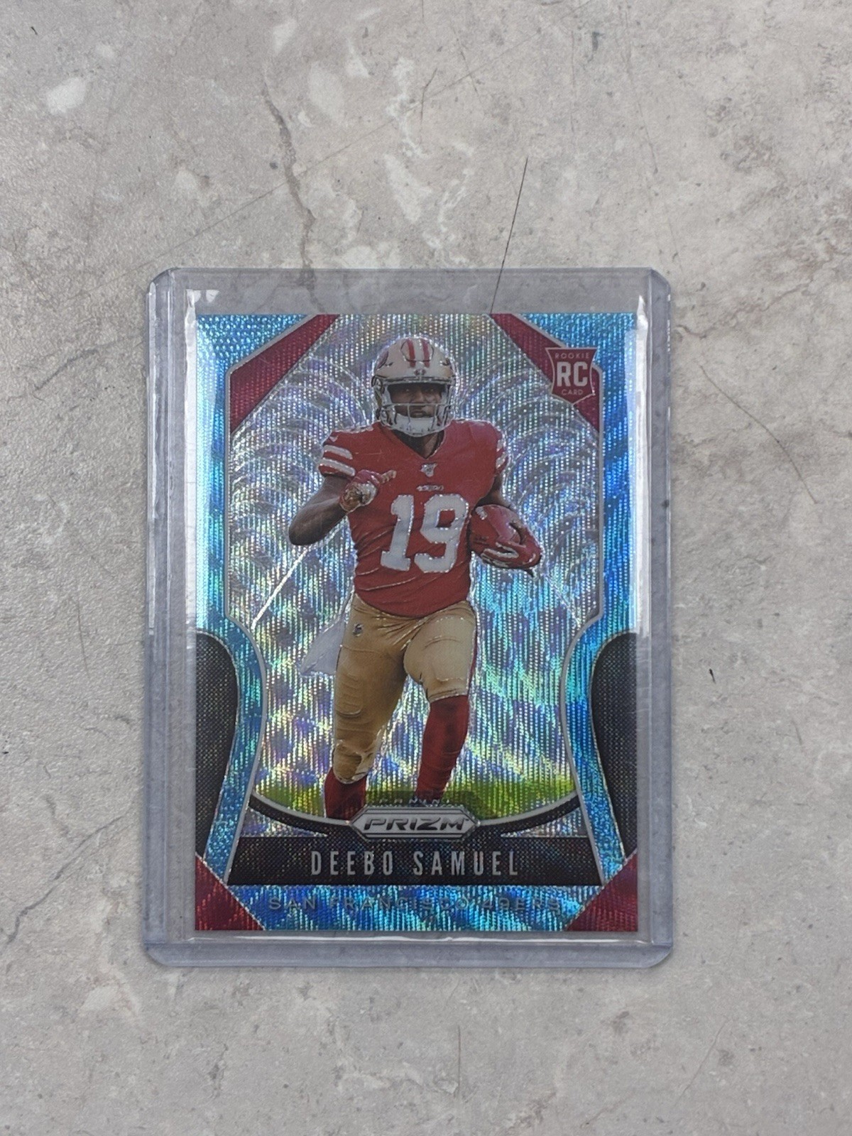 2019 Panini Prizm Rookies Deebo Samuel #346 Blue Wave Prizm /199 (RC) 49ers