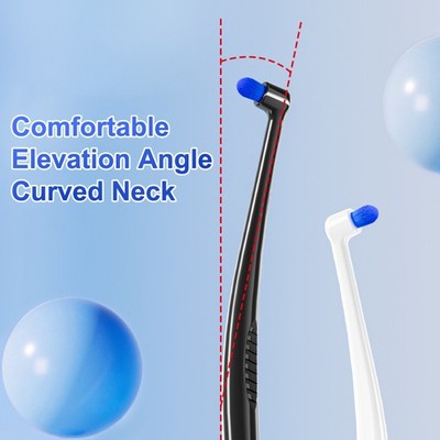 1Pcs Special Toothbrush For Braces Inclined Design Denture Implants Gap Brush