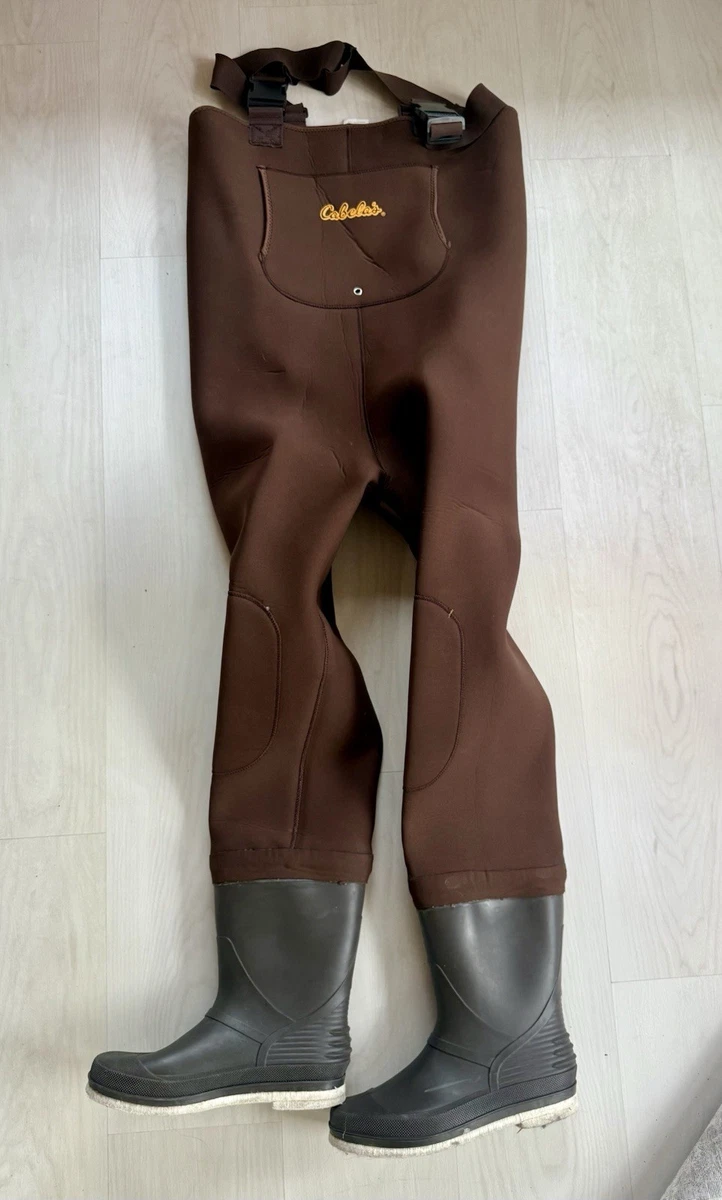 Cuisse Waders Cabela's 5mm Néoprène, Marron, Taille M, Original, Bas De Poitrine