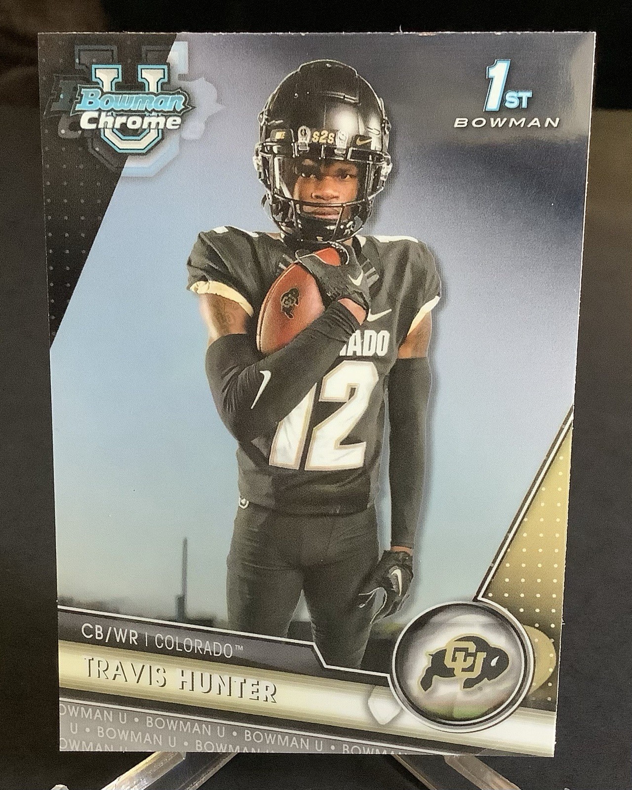 Travis Hunter 2023 1st Bowman Chrome U #36 Colorado Jacksonville Jaguars Rc