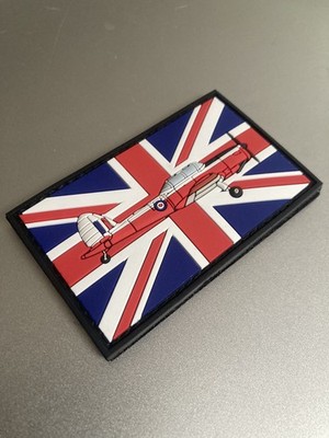 Royal Air Force Chipmunk Union Jack 3D PVC Patch - Limited Edition