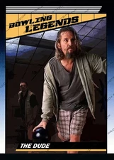 The Big Lebowski Jeff Bridges The Dude Bowling Legends Custom Trading Card