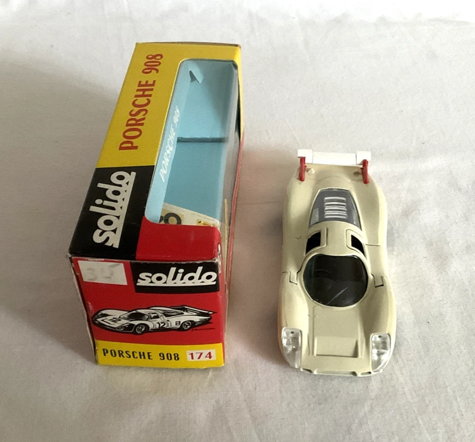 Solido #174: Porsche 908 Long Tail, DE COLECCIÓN 1/43 Diecast Francia con calcomanías ¡NUEVO EN CAJA! Foto 3 de 4