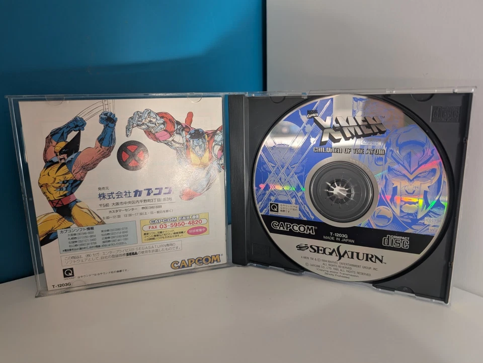 X-Men: Children of The Atom for Sega Saturn Japan CIB *Cheapest on eBay!* - Image 3 of 4