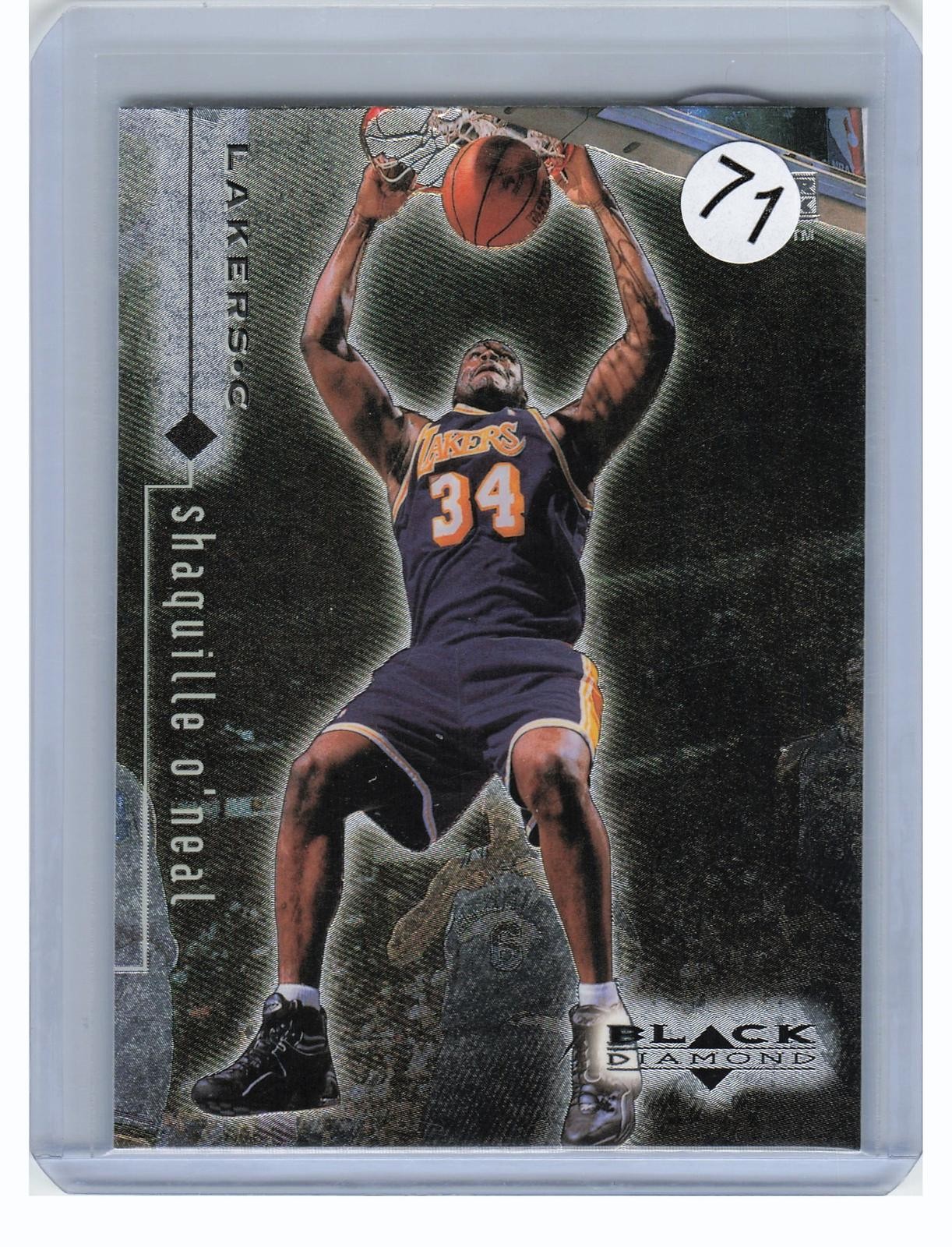 1998-99 Upper Deck Black Diamond #45 Shaquille O'Neal SN