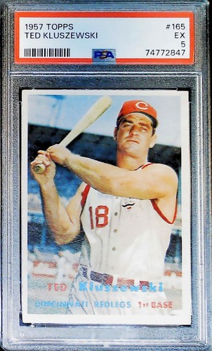 1957 Topps Ted Kluszewski #165 card