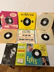 Lot Of 8 Elvis Presley 45 Rpm Records - Hounddog, Surrender, Don’t Be Cruel…