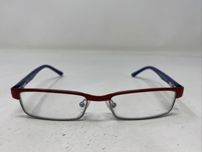 Ray-Ban RB 1032 4016 47-15-125 Red/Silver/Blue Full Rim Eyeglasses Frame PZ51