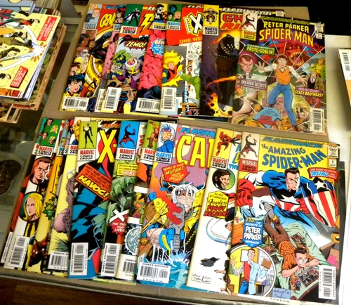 Marvel 1997 18 Flashback issues AMAZING SPIDER-MAN -1 DAREDEVIL -1 CABLE -1 + NM