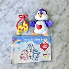 Vintage 80  s Care Bears Cousins Cozy Heart Penguin Figure
