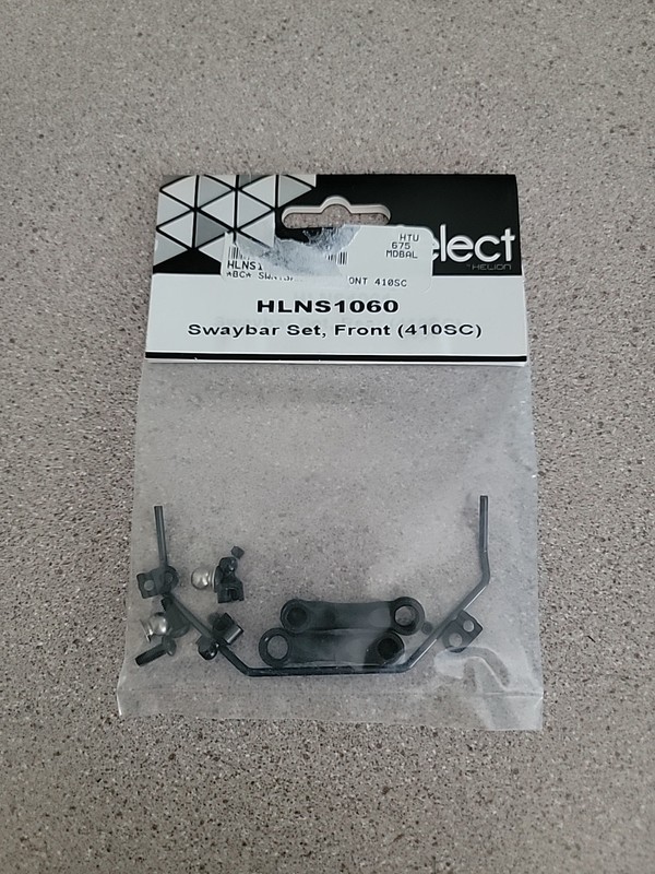 Select Helion HLNS1060 Swaybar Set, Front (410SC)