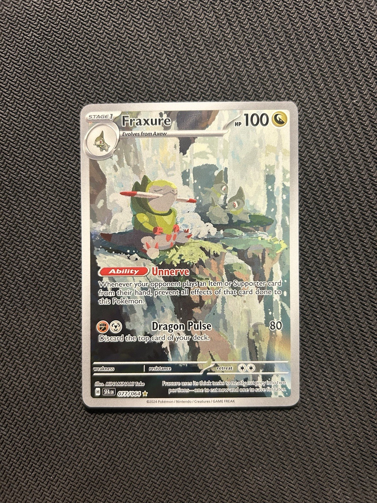 Pokemon TCG Fraxure 077/064! NM Condition! See Description!