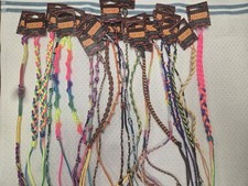 25 Pieces Friendship Braided Bracelets Assorted Random Colors L.