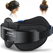 RENPHO Head and Eye Massager, Eyeris Masc Heated Head and Eye Mask