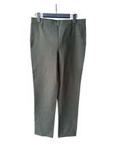 NWT Quince Olive Ultra Stretch Ponte Straight Leg Pants Size Petite Medium