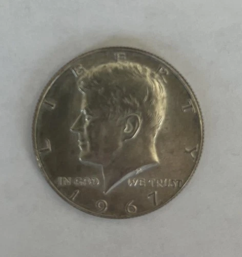 1967 Kennedy Half Dollar - AU Condition 40% Silver