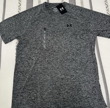 Under Armour The Tech Tee Men  s XL Gray Heather Polyester - Loose Fit - NWT