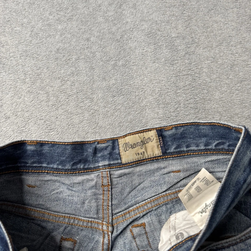Pantalones de mezclilla Wrangler Texas para hombre 30x30 azul desteñido corte bota elástico occidental adulto Foto 4 de 4