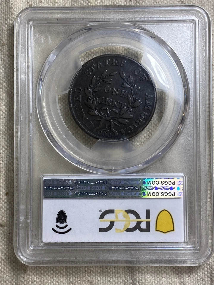 1802 S-228 R-2 PCGS XF40 1/000 Draped Bust Large Cent Coin 1c Choice Example - Image 2 of 4