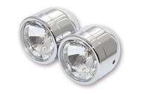Scheinwerfer-Set Shin YO Verchromt Fernlicht + Abblendlicht