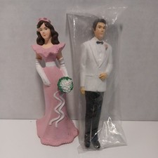 VTG 1991 EHW WILTON Cake Toppers Bridesmaid Groomsman