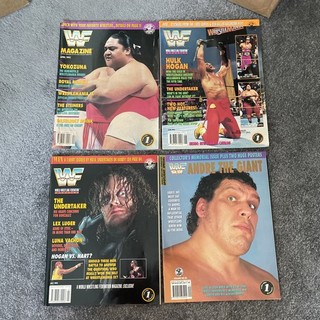WWF Wrestling Magazines 1993 x 4 Andre The Giant Special April June July