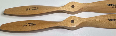 2 Rev Up 11 x 7 3/4 - Propellers 1 is used - 1 is new -RC Model Airplanes