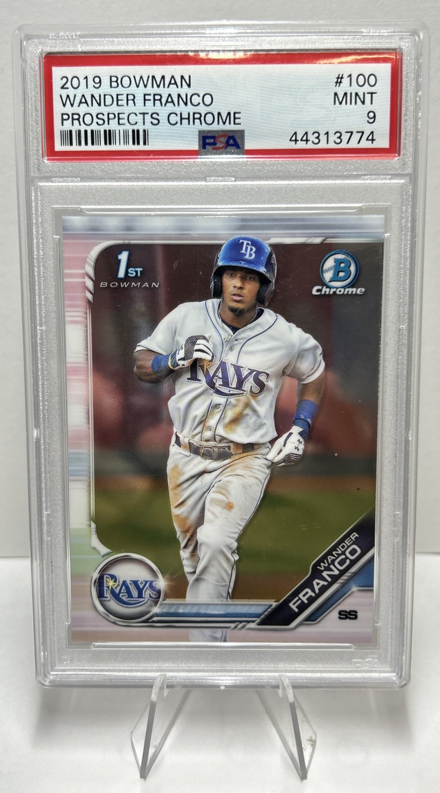 Wander Franco 2019 Bowman Chrome 1st Prospect #BCP-100 PSA 9