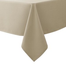 Textured Fabric Tablecloths 90x132 Inches Rectangular, Natural Water Resistan...