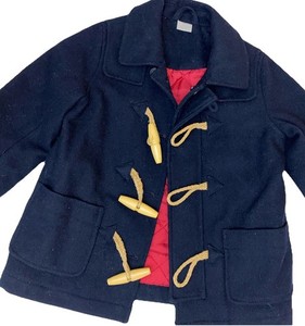 Crewcuts Boys Navy Peacoat Wood Duffel Buttons Size 3 Preppy Dress Up J Crew