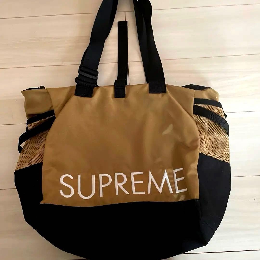 Supreme North Face Adventure Tote Bag Gold 27L Adjustable Handle Japan image 2