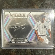 SPENCER JONES 2023 Bowman Inception Silver Signings Auto RC SP 23/100 Pack Fresh