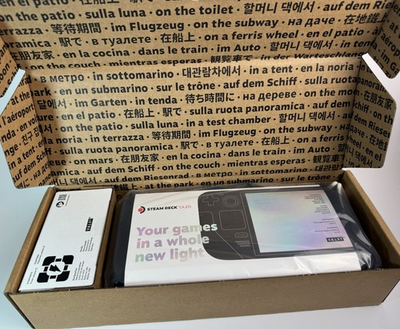 #ad Steam Deck OLED black 1 TB sealed NEW Unused Free Shipping $1099.99