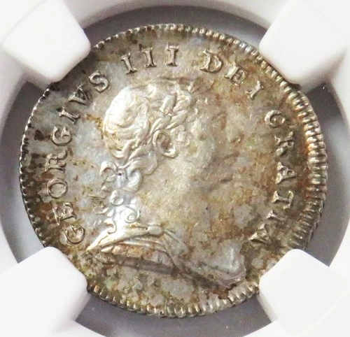 1805 BANK OF IRELAND 10 PENCE GEORGE III TOKEN COINAGE NGC ABOUT UNC 58