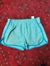 womens teal swim shorts